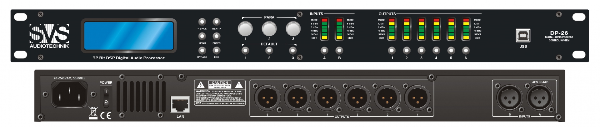 SVS Audiotechnik DP-26 Цифровой процессор: 2 входа 6 выходов в Городеце