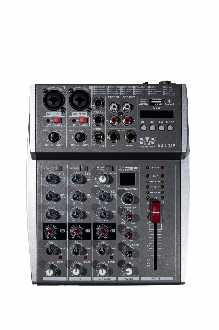 SVS Audiotechnik mixers AM-4 DSP Аналоговый микшерный пульт, 4-канала в Городеце