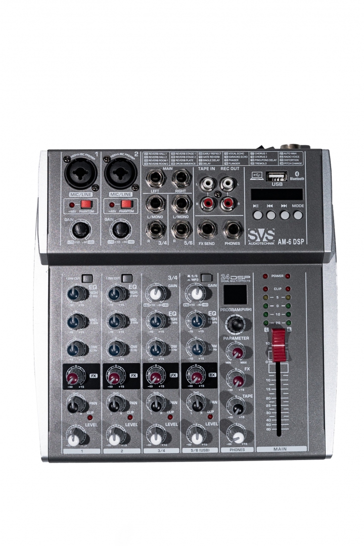 SVS Audiotechnik mixers AM-6 DSP Микшерный пульт аналоговый, 6-канальный SVS Audiotechnik mixers в Городеце