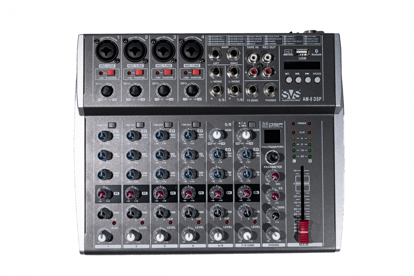 SVS Audiotechnik mixers AM-8 DSP Микшерный пульт аналоговый, 8-канальный в Городеце