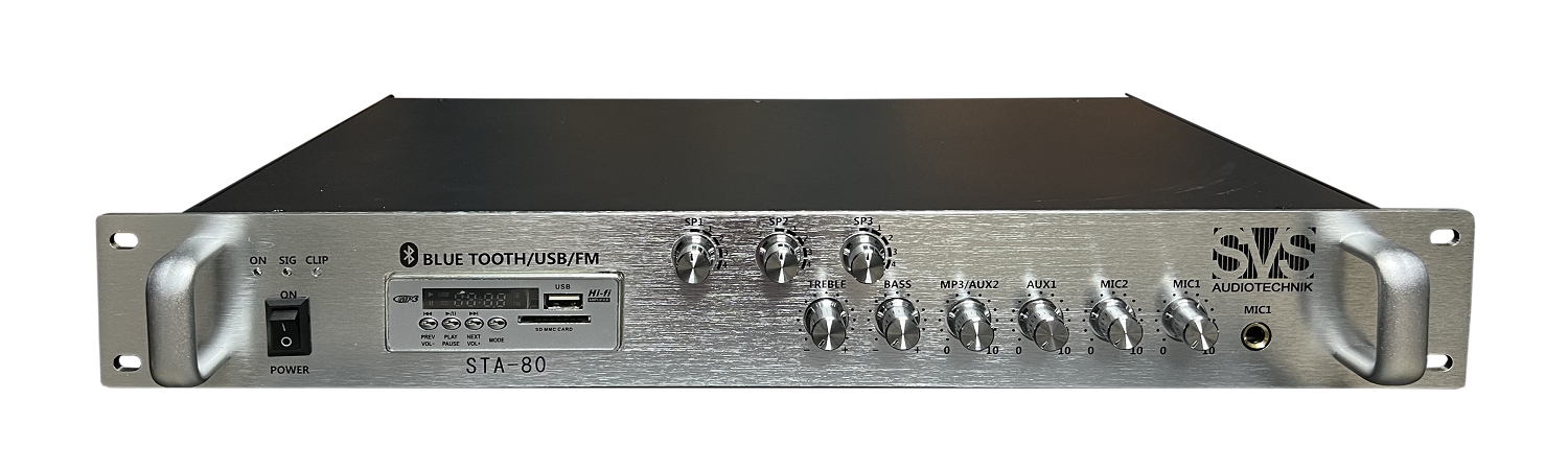 SVS Audiotechnik STA-80 Микшер-усилитель для систем Public Address в Городеце